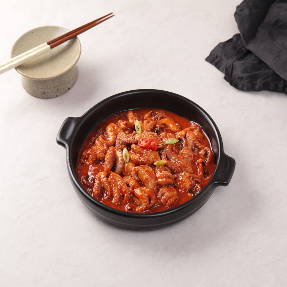 오션쉐프 쭈꾸미 볶음 밀키트 불 쭈꾸미 매콤 양념 냉동 간편식 300g, 1개 - 상세 이미지 4