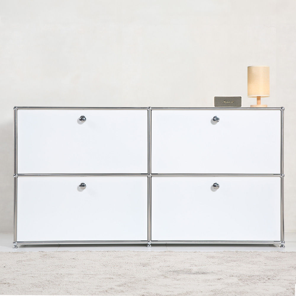 이가페 미드센츄리 모듈수납장 듀오 2x2 베이직 수납장 비스포크콤비