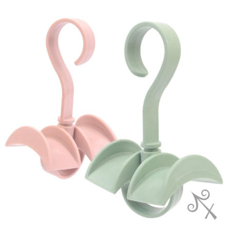 [컬러웨이브OEM]캔캔토토 2way 가방 옷걸이 1P 행거가방걸이 넥타이 다용도걸이 스카프