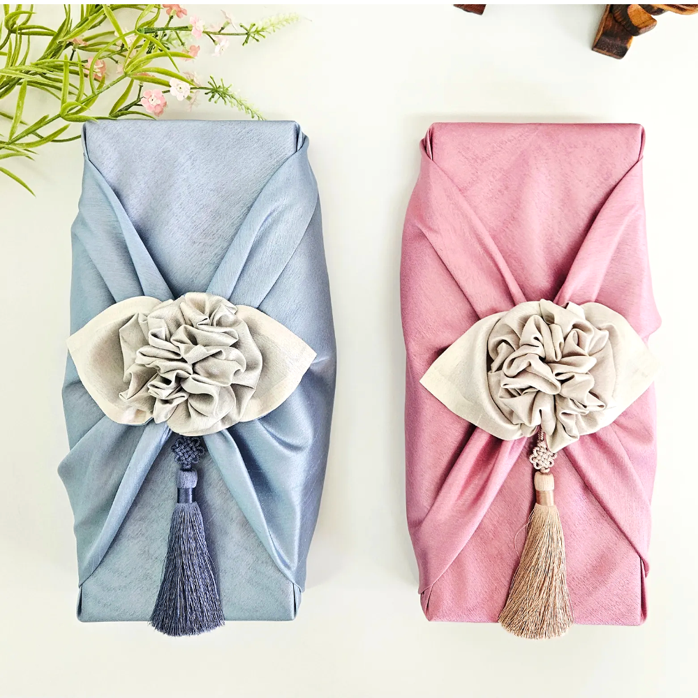 담양다과빗솔 도라지정과 500g 추석 설 명절 답례품 선물세트 고급 겹보자기 노리개 쇼핑백