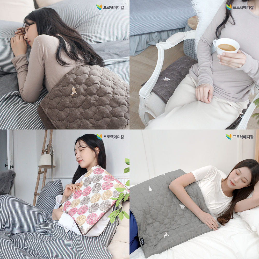 프로텍메디칼 모아온 찜질기 기본형 대형 온열 전기찜질팩 어깨 허리 다용도 이미지 6