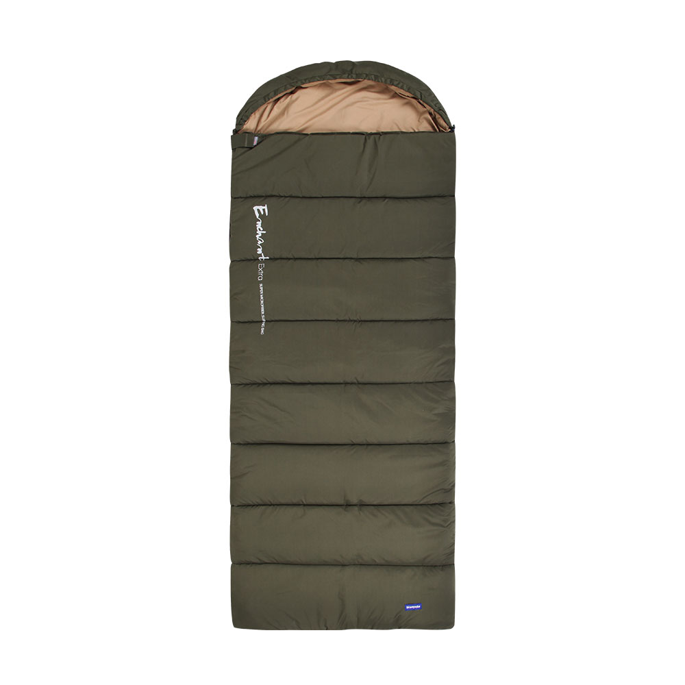 블루폴 인첸트 침낭 머미 백패킹 차박 사계절 겨울 캠핑침낭 3000g, 카키