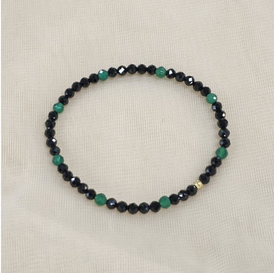 자수정 그린 오닉스 호안석 원석팔찌 패션 우정 커플 여자 남자팔찌