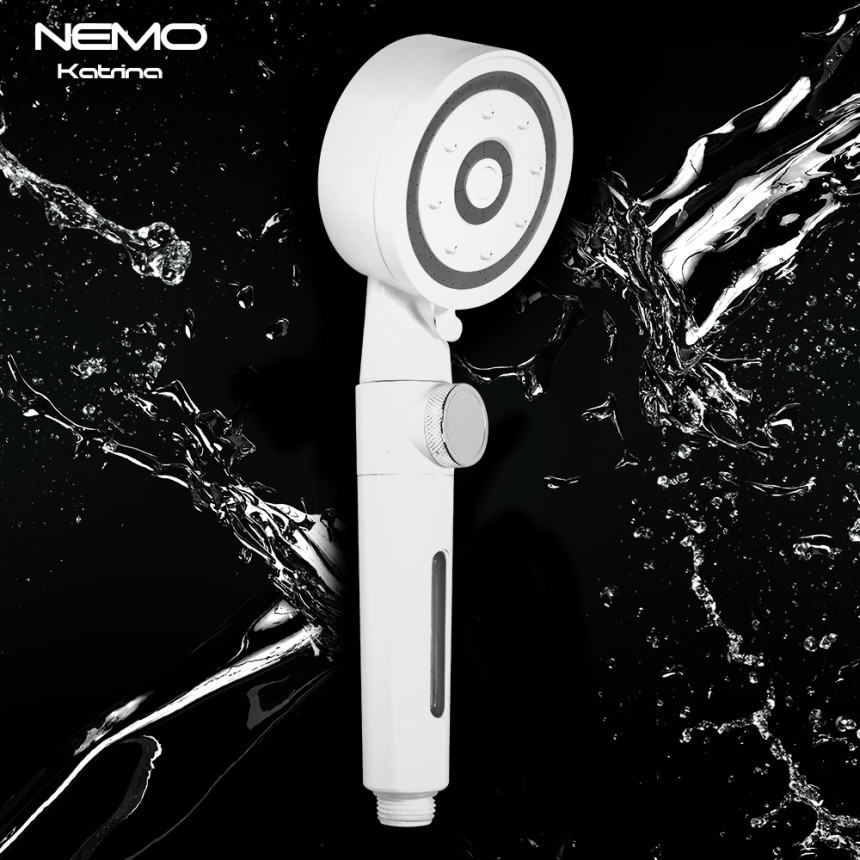 니모카트리나 2in1 필터샤워기 고압세척건 화장실청소 물때제거 수압상승 사진 2