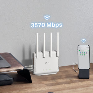 티피링크 Archer BE3600 Wi-Fi 7 세로 배치 와이파이 유무... 개봉기 | 실사용 후기 - 상품 이미지 4