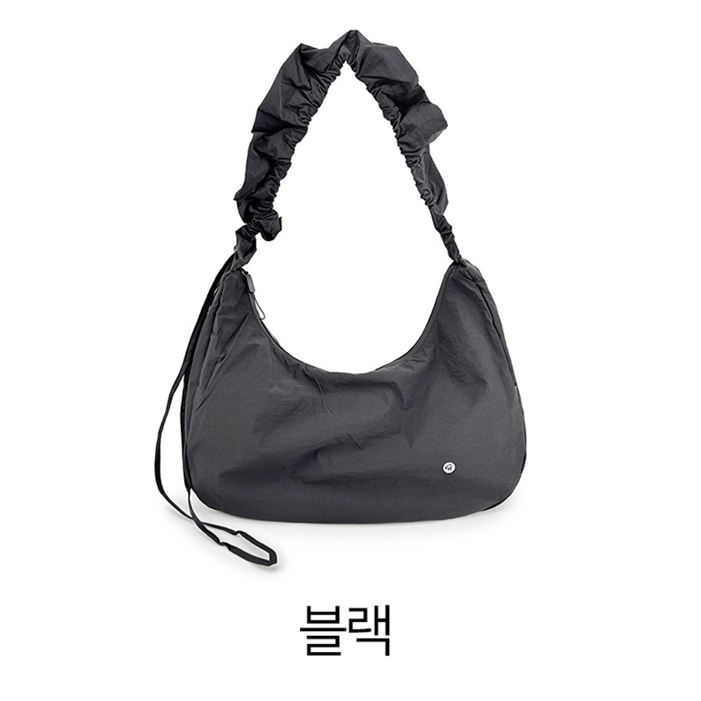가벼운 나일론 빅숄더백 대학생 여대생 직장인여성출근가방 경량 라운드 큰 대형 천가방 - 상세 이미지 2