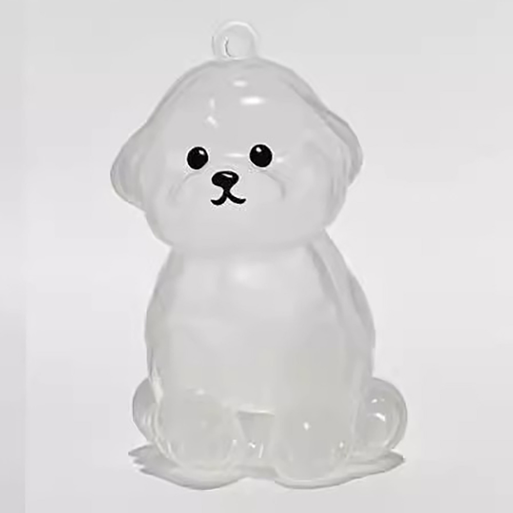 투명 강아지 털 키링 보관 캡슐 반려견 메모리얼 털 추억 보관 키홀더 펫로스 반려동물 추모 - 상세 이미지 3