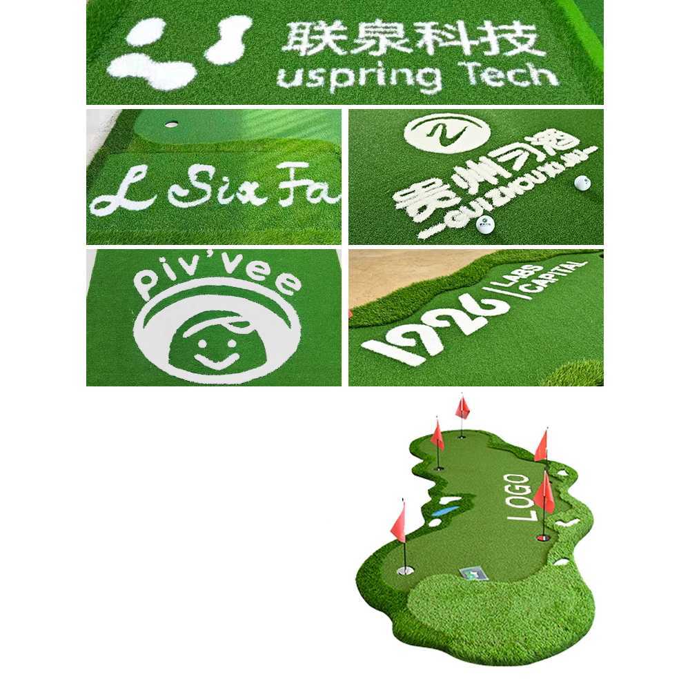 골프 퍼팅연습기 실내 연습 퍼터 집중 훈련 도구 1.5x3.5m 빠른 잔디-0.5CM - 상세 이미지 3
