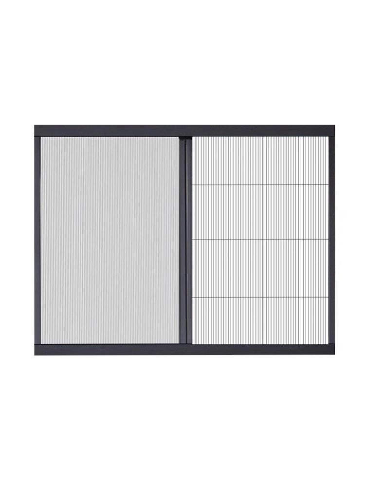 접이식 슬라이딩 커튼봉 암막커튼 방풍커튼 바람막이커튼 전체 차단 벌집 + 망사 통기 차단 모두 가능