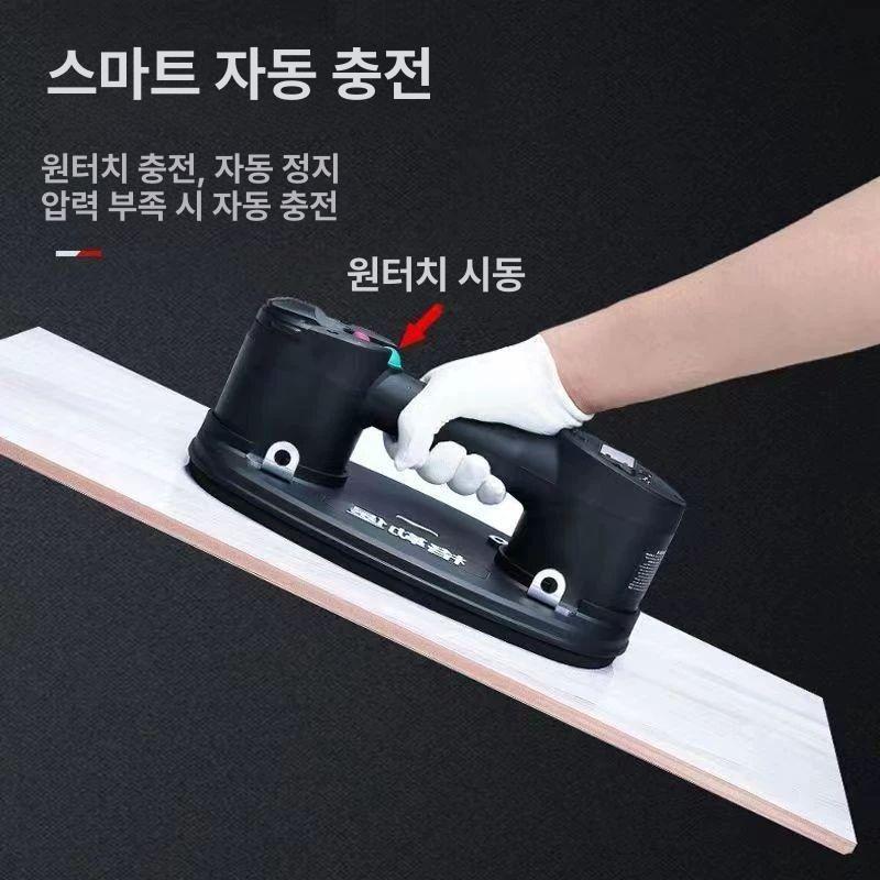타일 유리 전동 흡착기 압착기 석재 목재 진공 그레르바흐 전문용 1전 1충 흡모면 - 상세 이미지 3