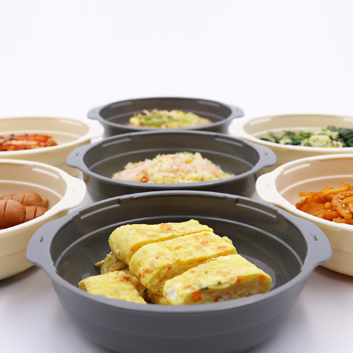 전자레인지 냉동밥 반찬용기 보관용기 450ml 8P세트 3종 - 상세 이미지 4