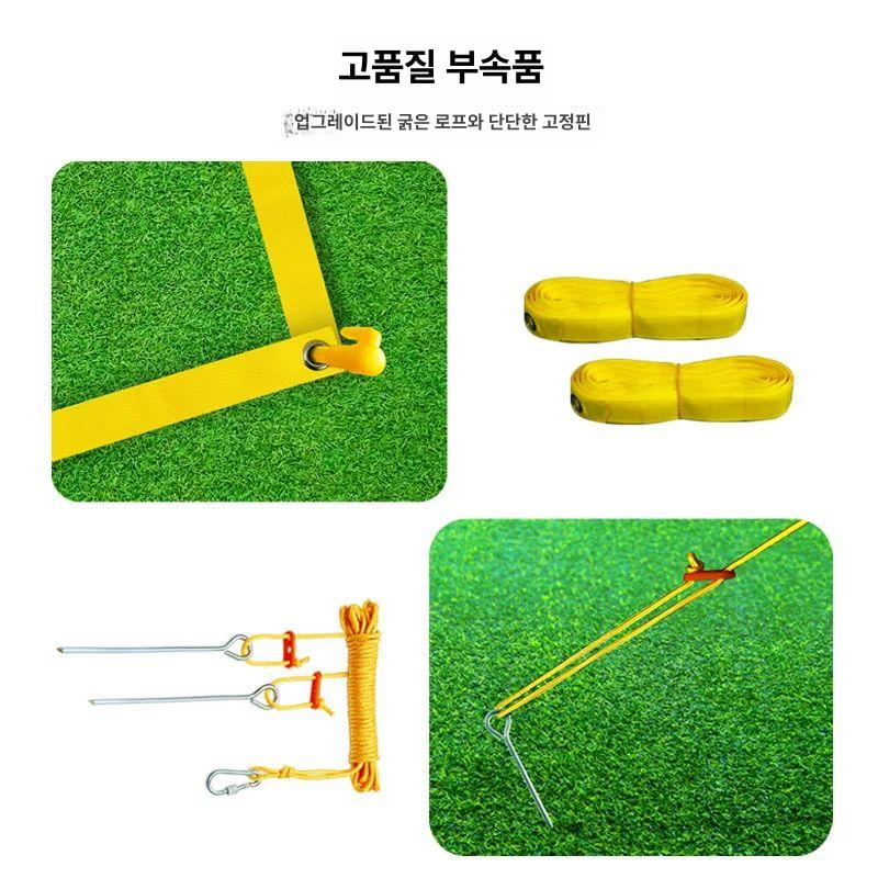 비치발리볼 네트세트 간이 발리볼 배구 해수욕장 휴대용 서핑 배구망+철제 스탠드 직경 25MM - 상세 이미지 4