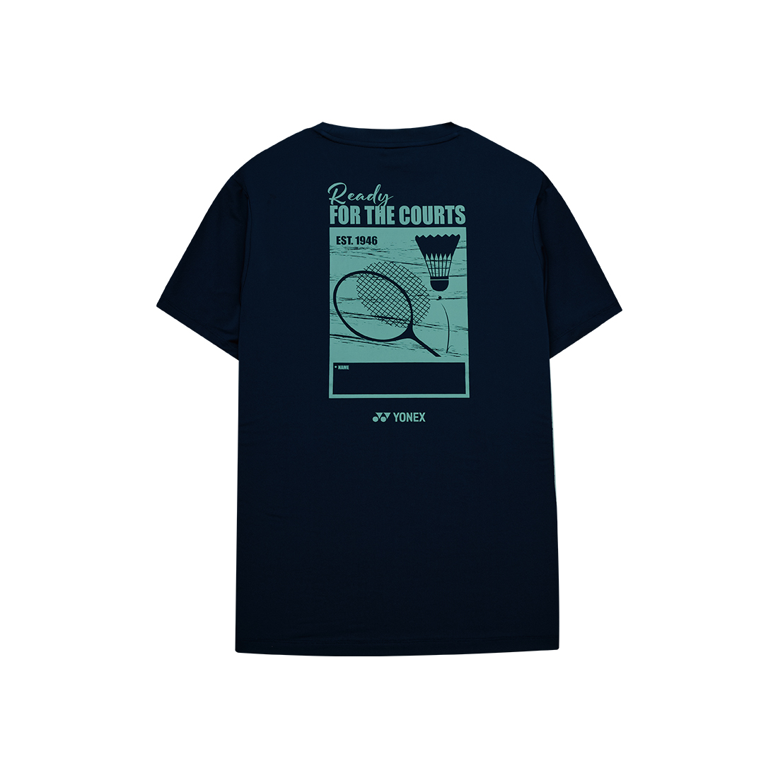 요넥스 253TS055U 배드민턴 반팔 티셔츠 남녀공용 데일리웨어 미드나잇블랙 - 상세 이미지 2