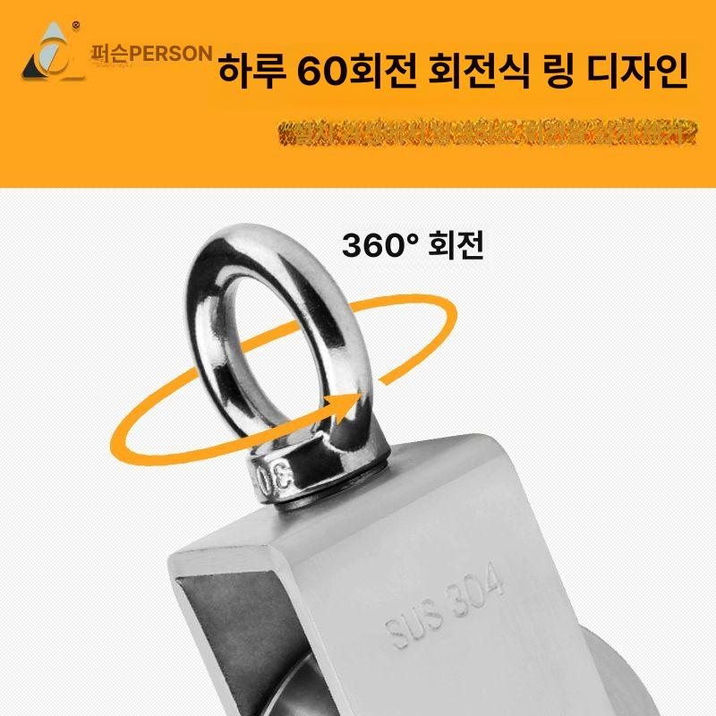 짚라인 도르래 스텐 등산 암벽등반 리프팅 훈련 와이어 201 B-U 소형 리프팅 풀리 - 상세 이미지 3