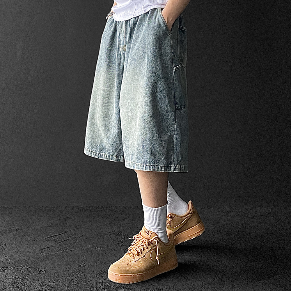 남자여름청바지 남자7부청바지 - 상세 이미지 4