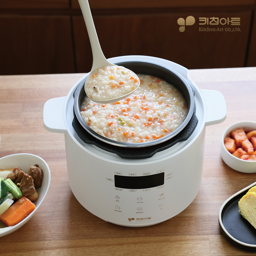 키친아트 미니밥솥 압력기능 소형 전기밥솥 밥통 신혼 혼밥 원룸 자취생 1인용 2인용 3인용