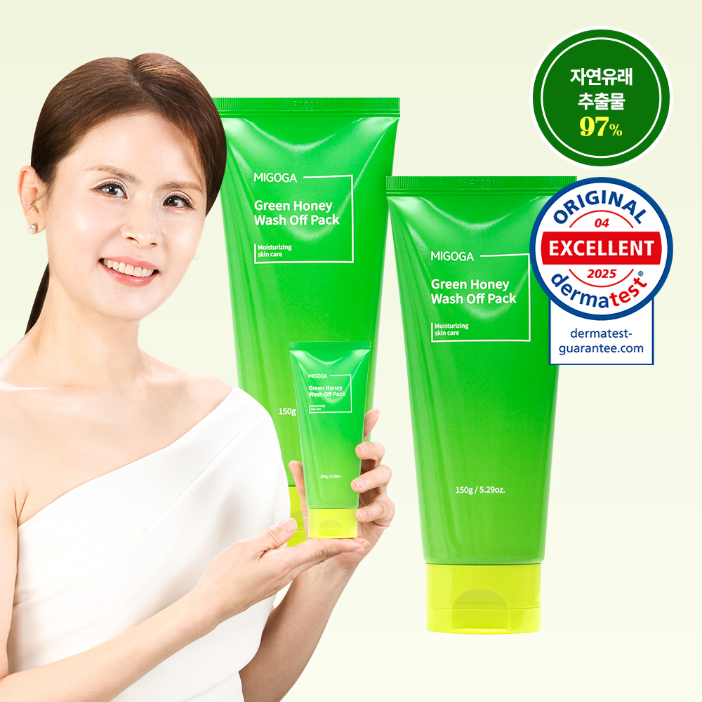 [대용량] 미고가 그린허니팩 150g 2통