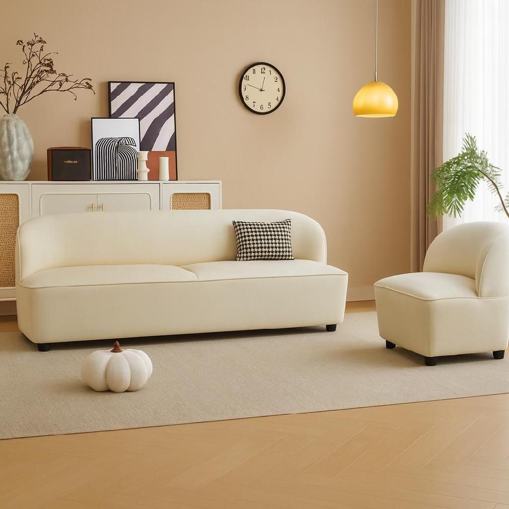 미용실쇼파 병원 대기실 등받이 웨이팅의자 휴게실 긴의자 아이보리 대형 더블 145cm