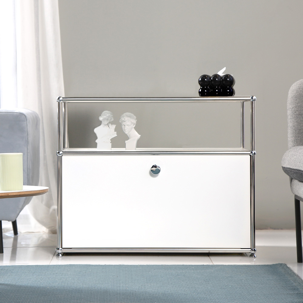 이가페 미드센츄리 모듈거실장 모노 1x2 플로어 수납장