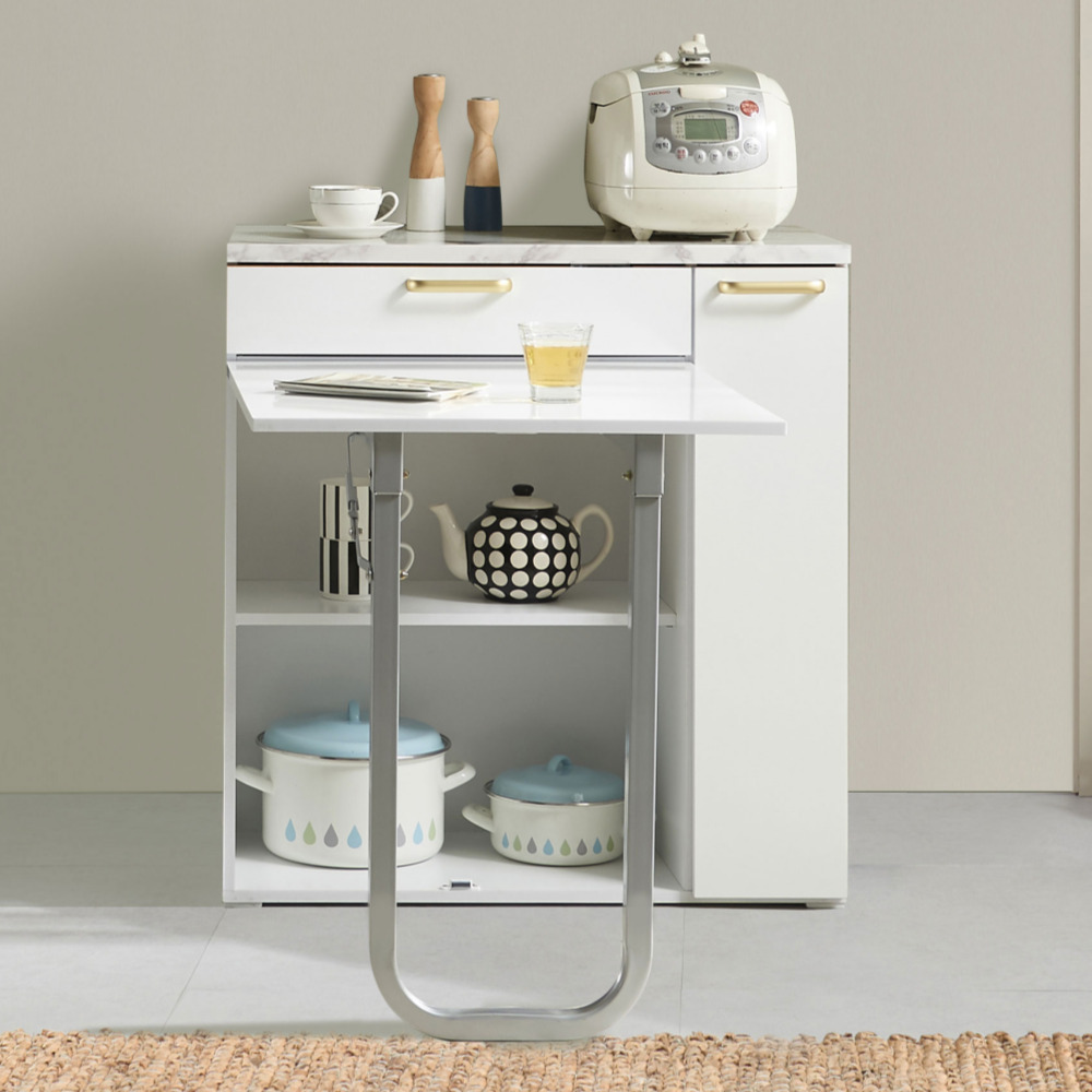 귤 1200 전자렌지 식탁겸 렌지대 밥솥 식탁 테이블