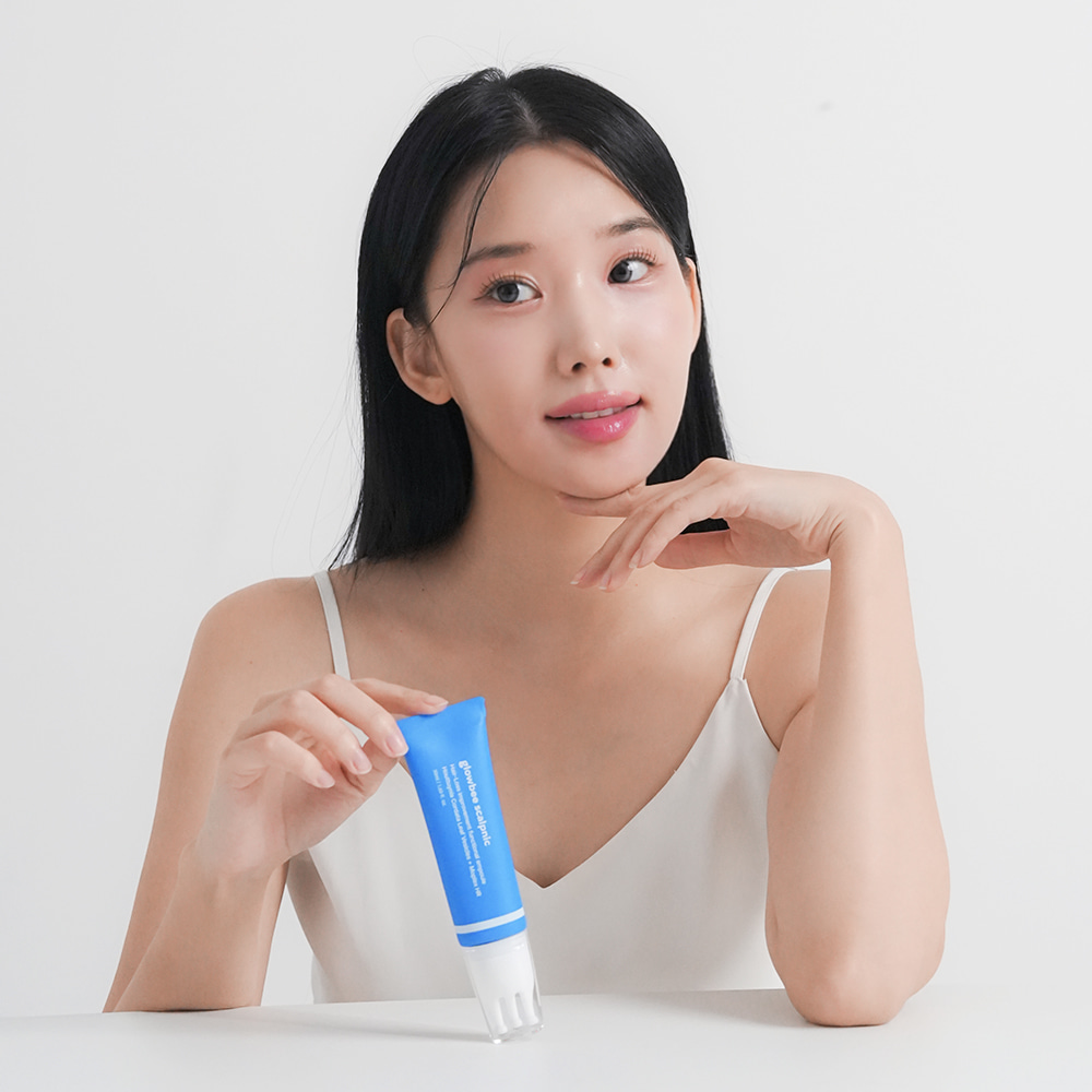 글로우비 스칼프닉 탈모완화 기능성 앰플 2개 / 남성 여성 탈모케어 두피진정 세모앰플 - 상세 이미지 2