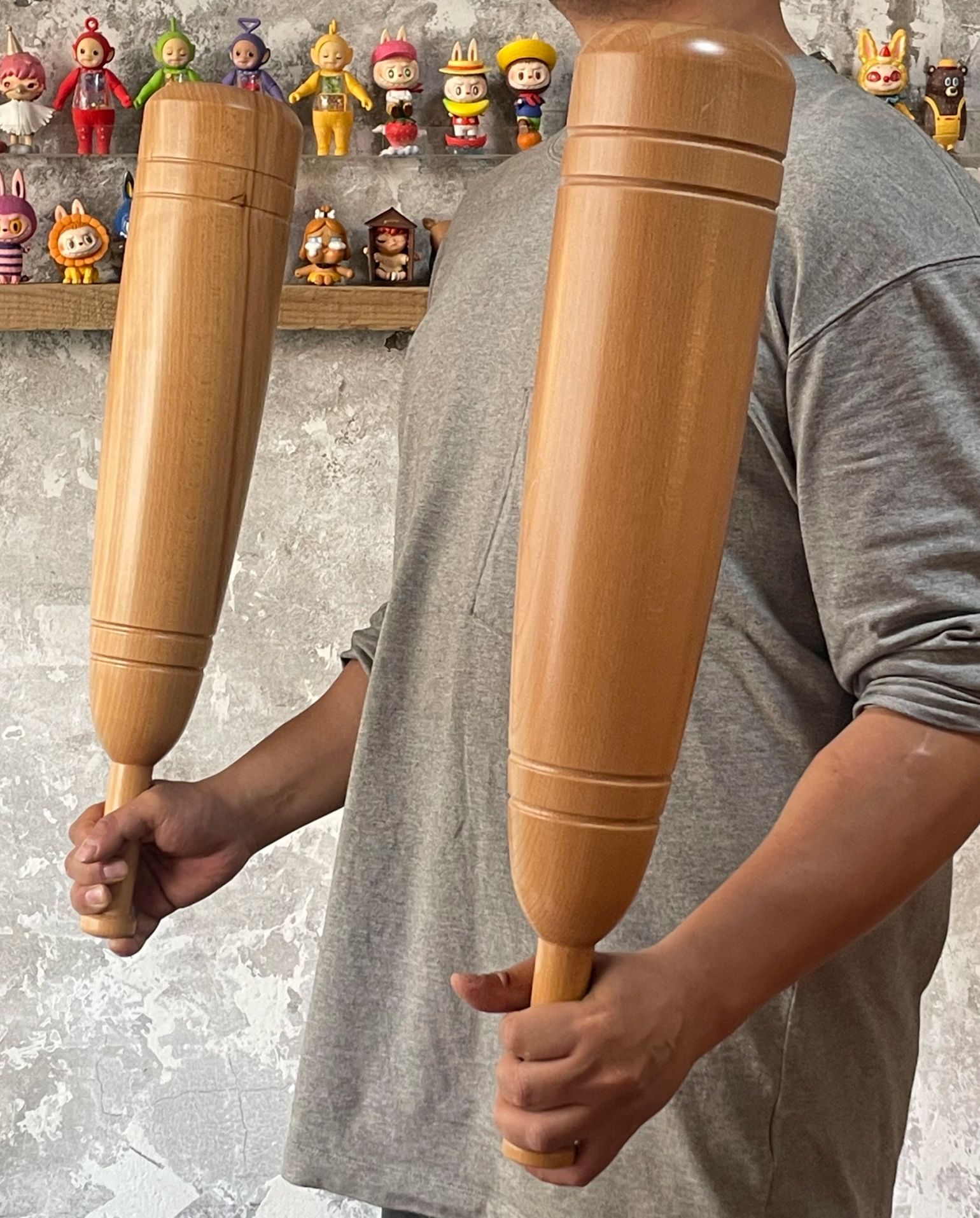헬스 우드 크로스핏 기계체조 홈트 소프트박스 스텝 이란 소나무 단일 중량 4.55.5kg 한 쌍 캔버스 백포함 - 상세 이미지 4