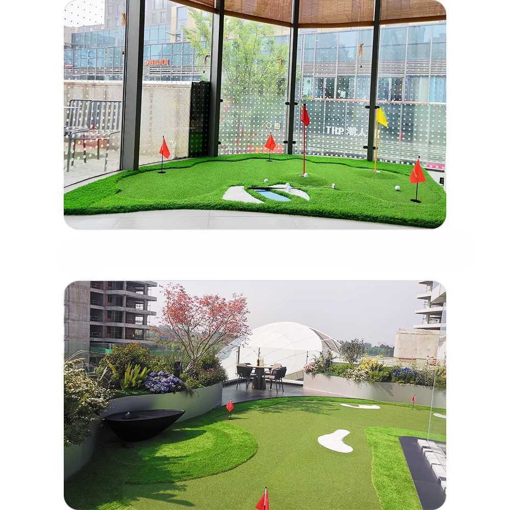 골프 퍼팅연습기 실내 연습 퍼터 집중 훈련 도구 1.5x3.5m 빠른 잔디-0.5CM - 상세 이미지 4