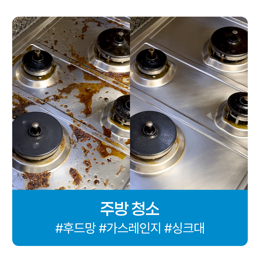 [2+1]다목적 클리너 세정제 주방 찌든 기름 때 제거 인덕션 렌지 후드청소 에어프라이어 이미지 4