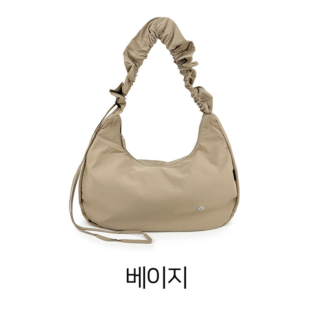 가벼운 나일론 빅숄더백 대학생 여대생 직장인여성출근가방 경량 라운드 큰 대형 천가방 - 상세 이미지 5