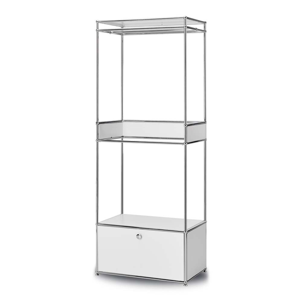 이가페 시스템행거 미드센츄리 드레스룸 클로 1도어 행거수납장