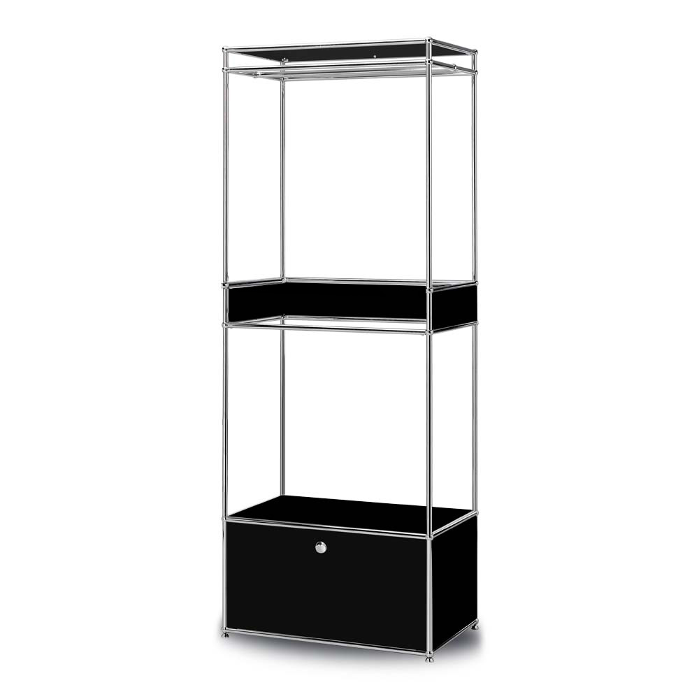 이가페 시스템행거 미드센츄리 드레스룸 클로 1도어 행거수납장