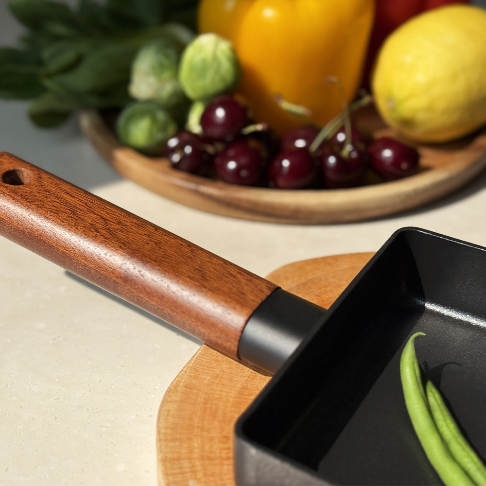 델라고 계란말이 프라이팬 에그팬 티타늄코팅 오일마스터 18cm