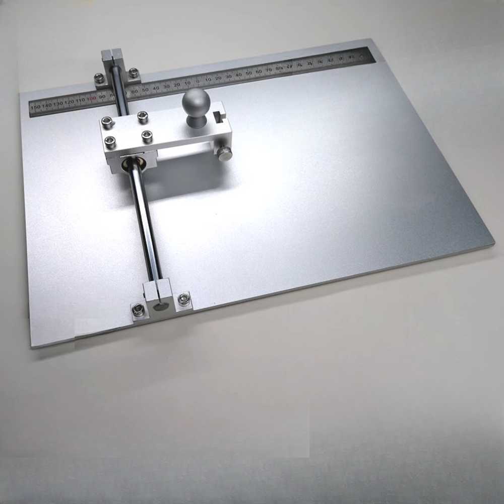 유리 커터기 받침대 절단 작업용 고정 지지대 작업대 100x100mm - 상품 이미지