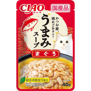 일본 참치 이나바 펫푸드 CIAO 챠오 감칠맛 스프 파우치 40g IC-... 솔직 후기 | 실제 사용자 리뷰 총정리 - 상품 이미지 1