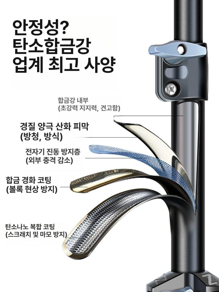 휴대폰 고정대 촬영 핸드폰거치대 삼각대 흡착식 목걸이형 2.1m 이중 위치+셀카기 - 상세 이미지 4