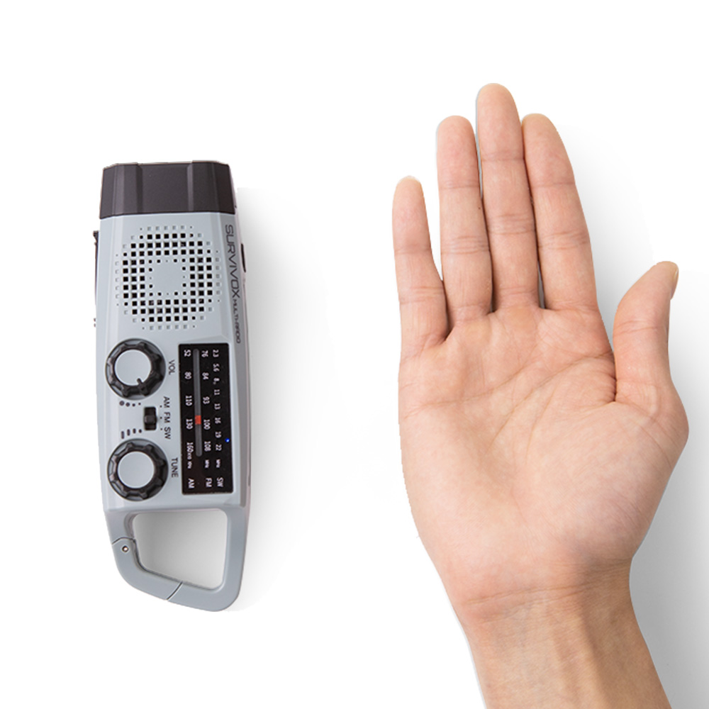 휴대용 크랭크 재난 라디오 미니 FM 단파 효도 라디오 이미지 6