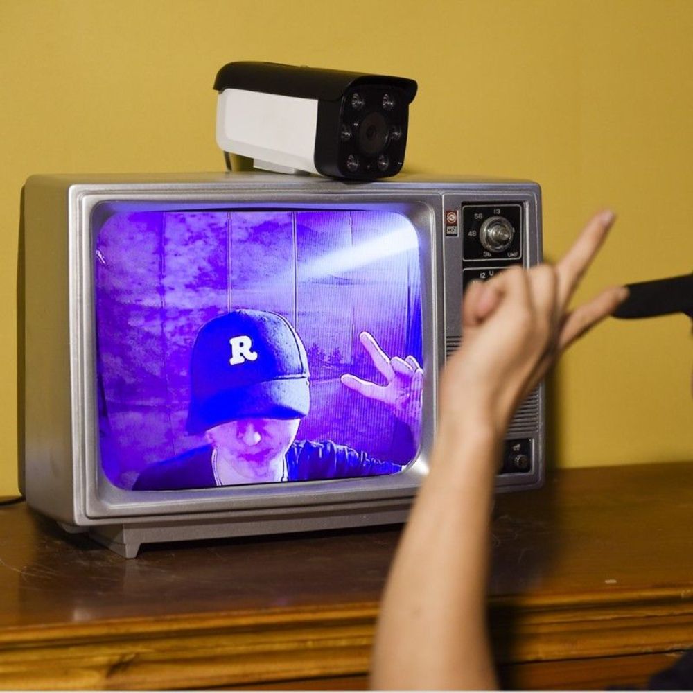 레트로 TV 카메라 복고 감성 포토존 촬영 전시 소품 14인치 LCD / USB 지원 - 상세 이미지 2