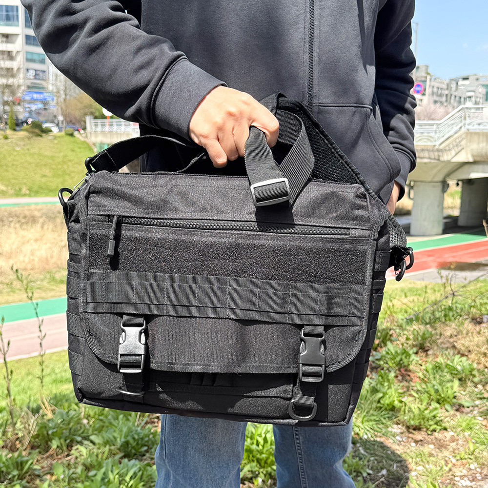 중고등학생 대형 빅사이즈 메신저백 남학생 여학생 대학생 직장인 서류 노트북 크로스백 가방 - 상세 이미지 2