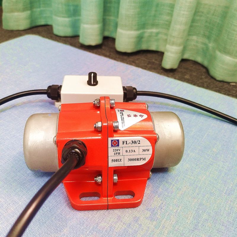 진동 모터 석발기 탈포기 돌고르는기계 채반 발진기 방수 100W220v 단상 + 조절기 - 상세 이미지 2