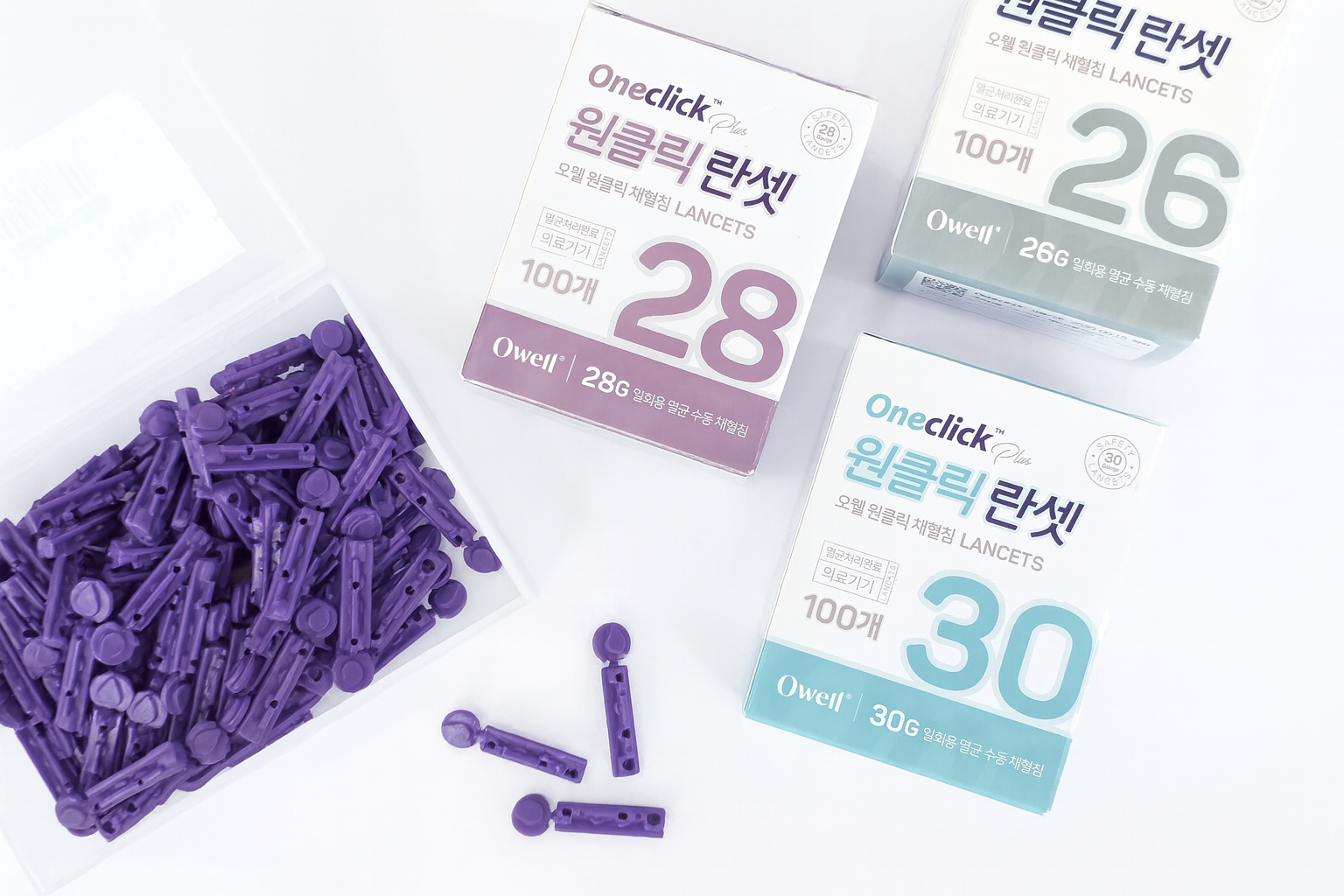 오웰 원클릭 사혈침 무통 채혈침 손따는 사혈 채혈 이미지 4
