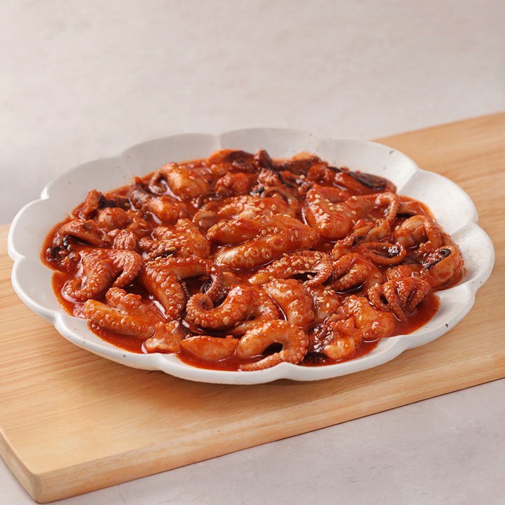 오션쉐프 쭈꾸미 볶음 밀키트 불 쭈꾸미 매콤 양념 냉동 간편식 300g, 1개 - 상세 이미지 2
