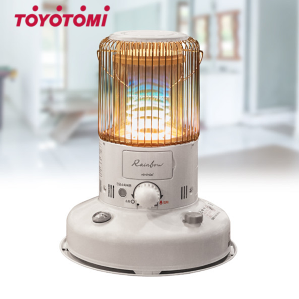 도요토미 토요토미 레인보우 캠핑난로 상부망 가방 풀 세트 대류형 석유 등유 히터 난로