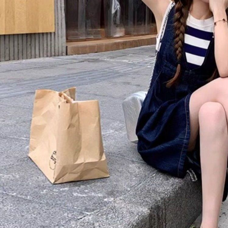 진청 데님 멜빵원피스 반바지 점프수트 bying24 - 상세 이미지 5
