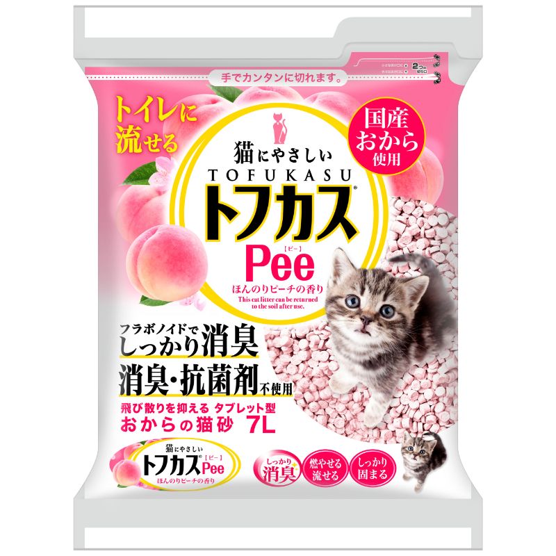 일본 페그테크 고양이 모래 토프카스 Pee 7L - 메인 이미지