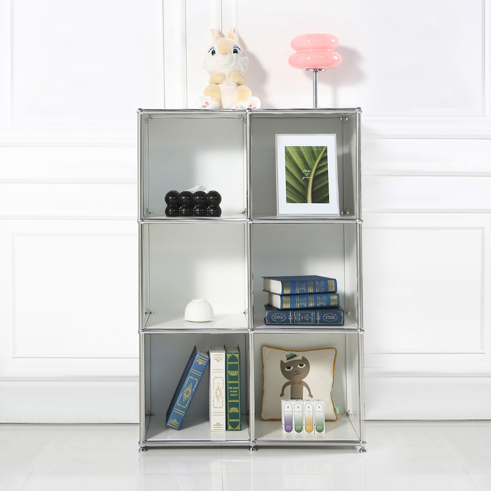 이가페 미드센츄리 모듈수납장 듀오 2x3 오픈책장