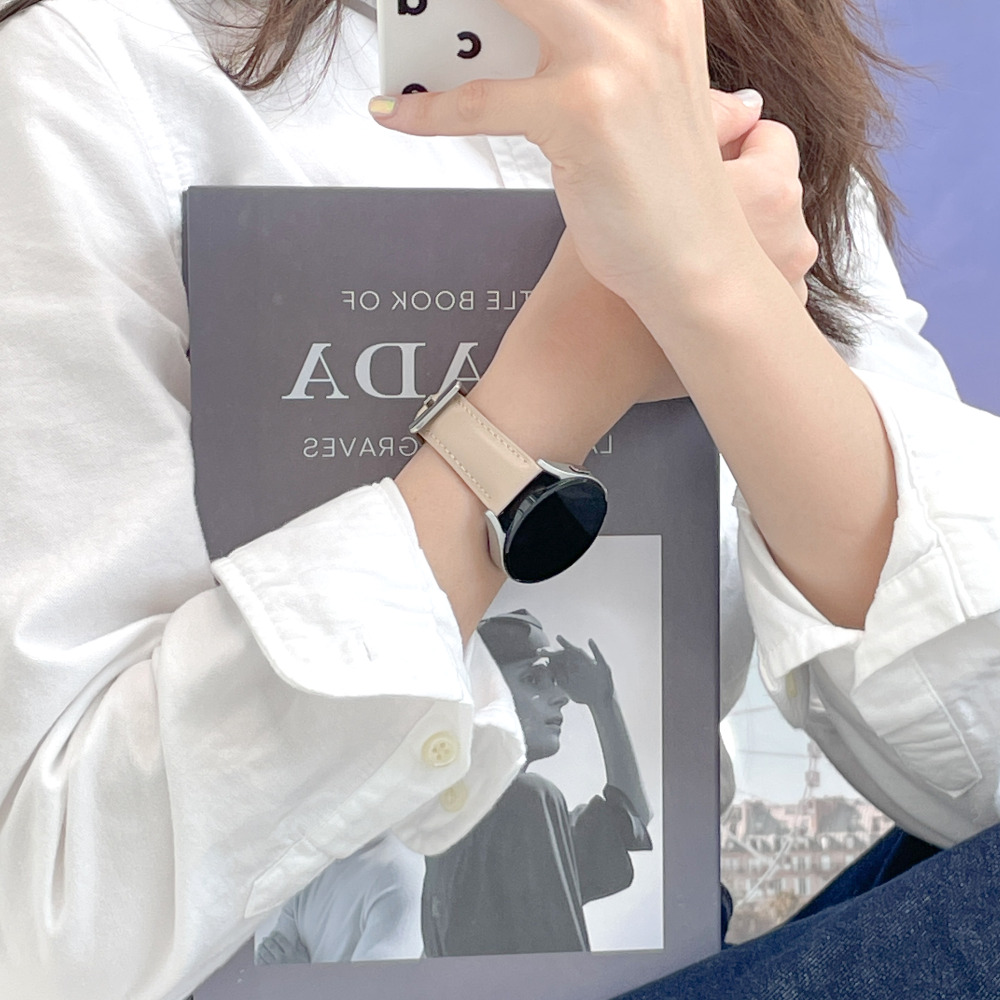 갤럭시워치7 스트랩 클래식 가죽 갤럭시 워치6 갤워치 5 4 시계줄 이미지 8