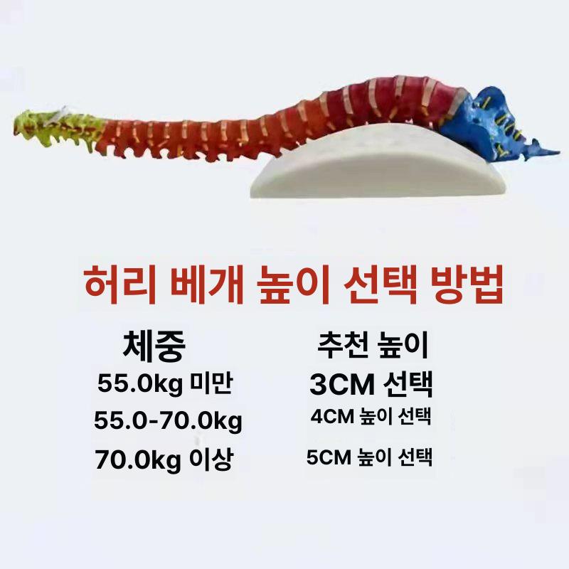라텍스 요추 베개 메모리 낮잠 일회용 강화 숙면 사무실 화이트 - 상세 이미지 4