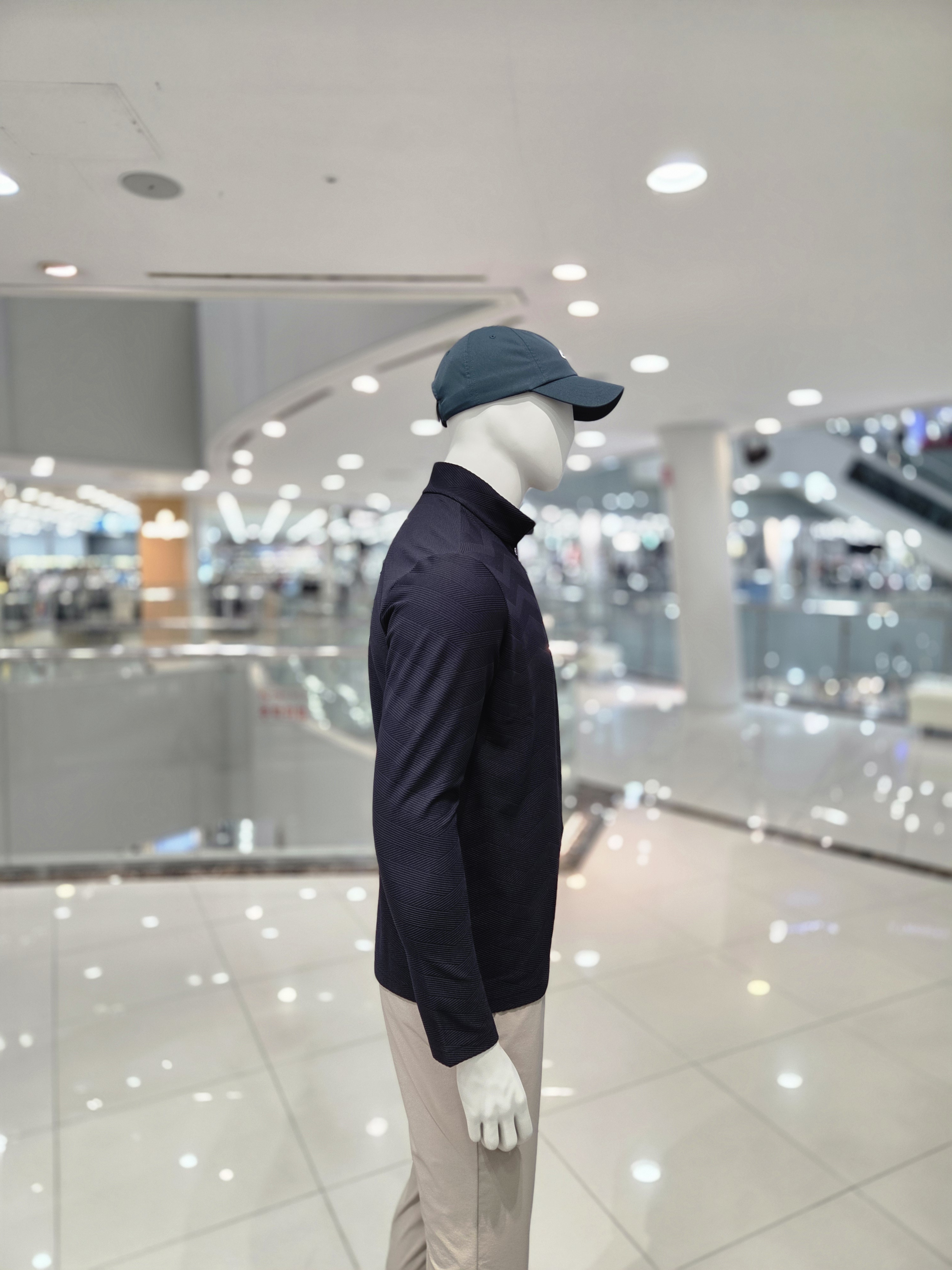 아이더 남성 긴팔 짚업 등산티셔츠 작업복 자카드 MU24204 - 상세 이미지 2