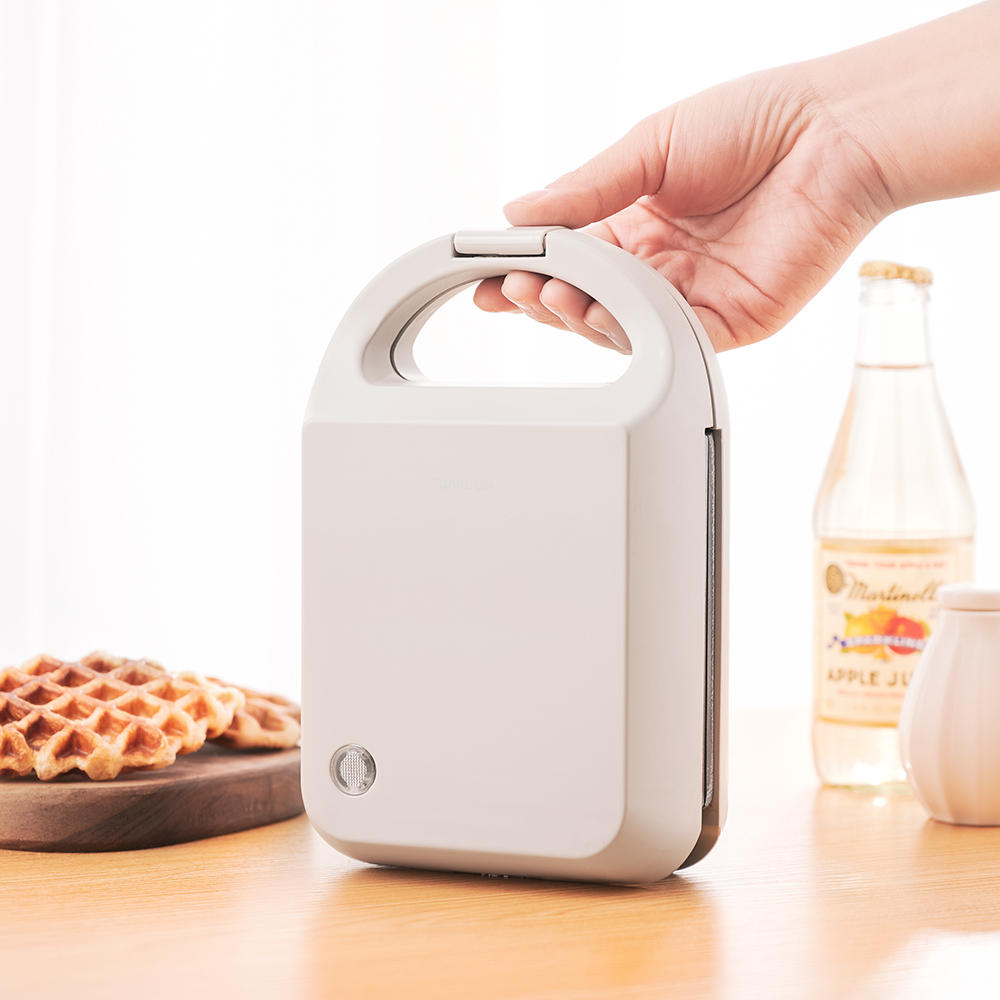 코맘스 1구 샌드위치 와플메이커 그레이 - WM1169G