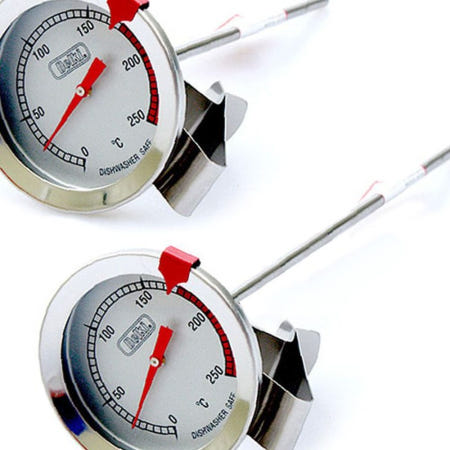 델키 표시형 온도계 2종 클립형 튀김기 조리기 업소용